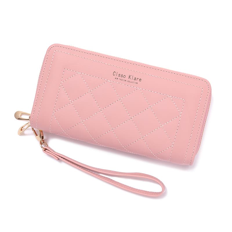 Women's Long Wallet 2025 New Style Simple Fashion Double Zipper Large Capacity Clutch Purse Phone Bag Trendy
