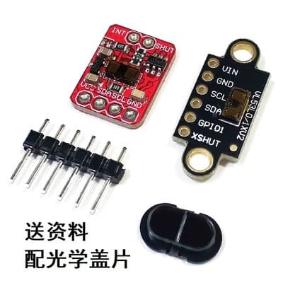 VL53L1X Laser Ranging Sensor Module ToF Time-of-Flight Ranging 4-Meter Range with Optical Cover