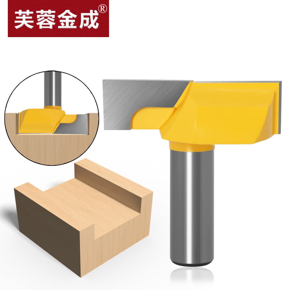 Large Diameter Bottom Cleaning Slotting Cutter Woodworking Router Bit Table Milling Bottom Trimmer Engraving Machine Cutter