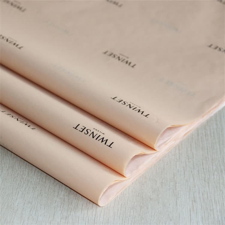 Custom Logo Tissue Paper for Clothing Packaging, Gift Box Lining Paper, Moisture-Proof Fruit Wrapping Paper, Copy Paper Printing
