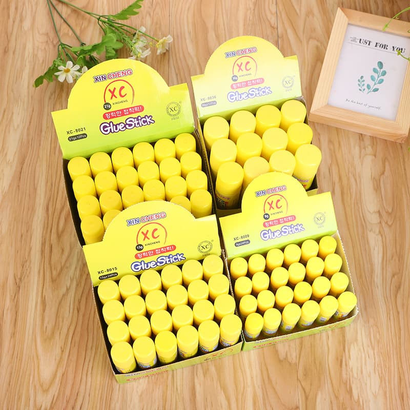 Cartoon Solid Glue Stick 15g 23g 36g White Glue Stick Office Glue Stick Student Stationery Children's Craft Solid Glue Stick