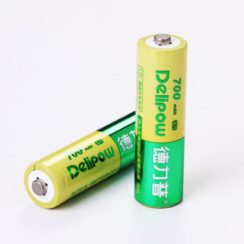 Delip No. 5 rechargeable batteries for home toys, AA 700mAh Ni-Cd, high capacity rechargeable