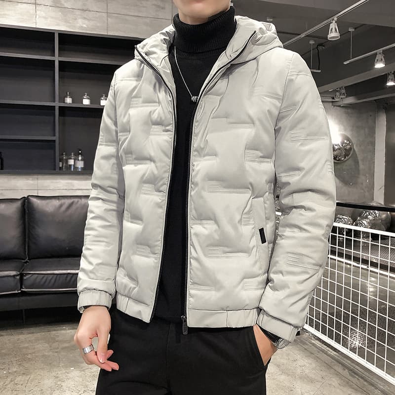 Men's Cotton Jacket Autumn Winter 2020 New Trendy Short Thick Ultrasonic Cotton Workwear Coat