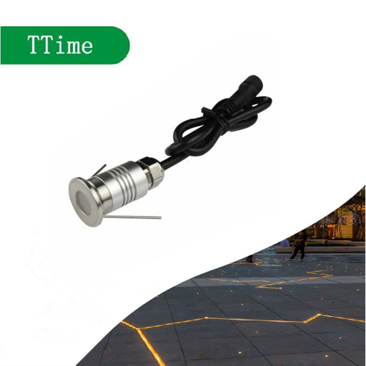 Source Factory Stainless Steel Mini Buried Light Diameter 20 Star Light 120° Waterproof Foot Light 3-Year Warranty