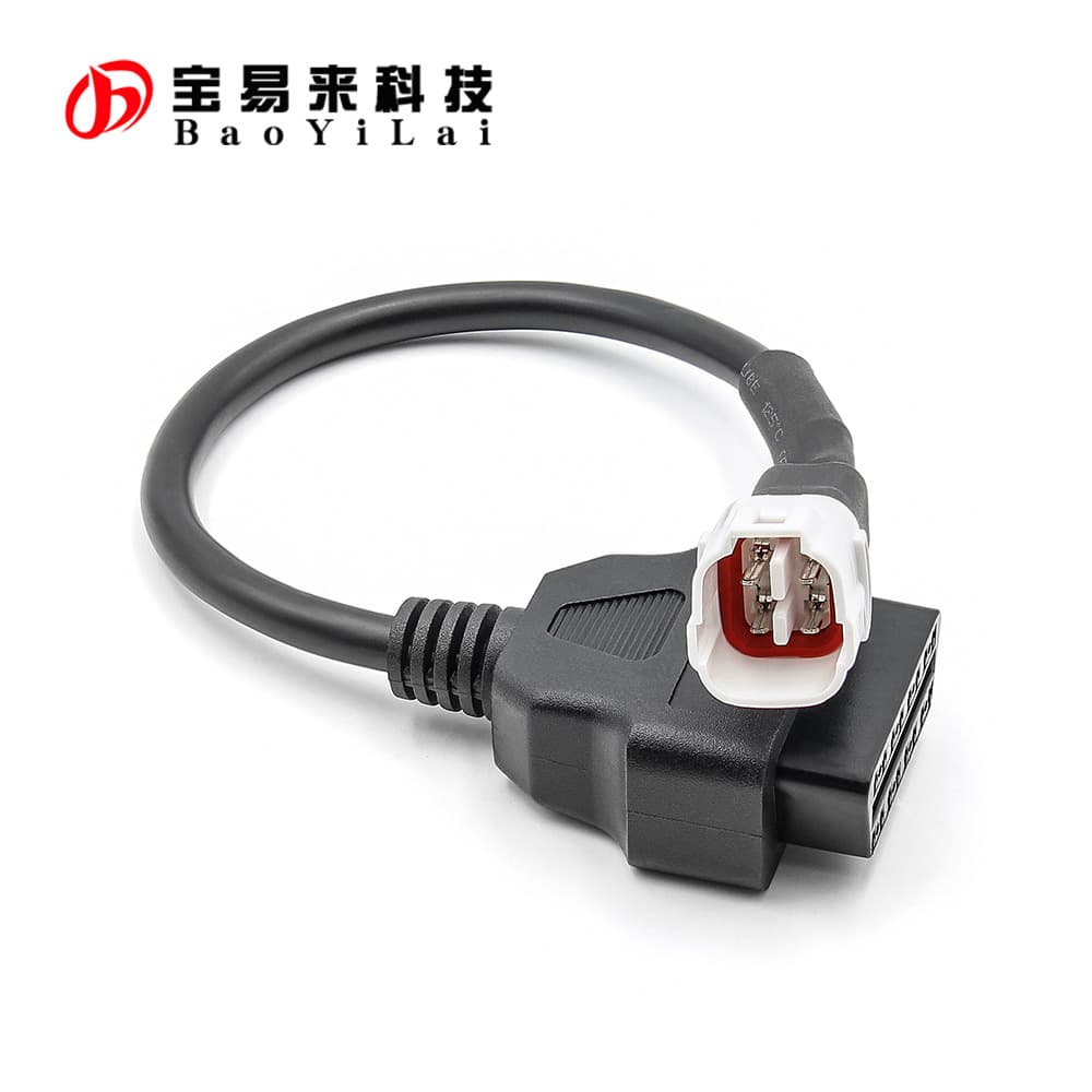 OBD to 4pin for Yamaha Motorcycle 4-pin Adapter Cable for Yamaha
