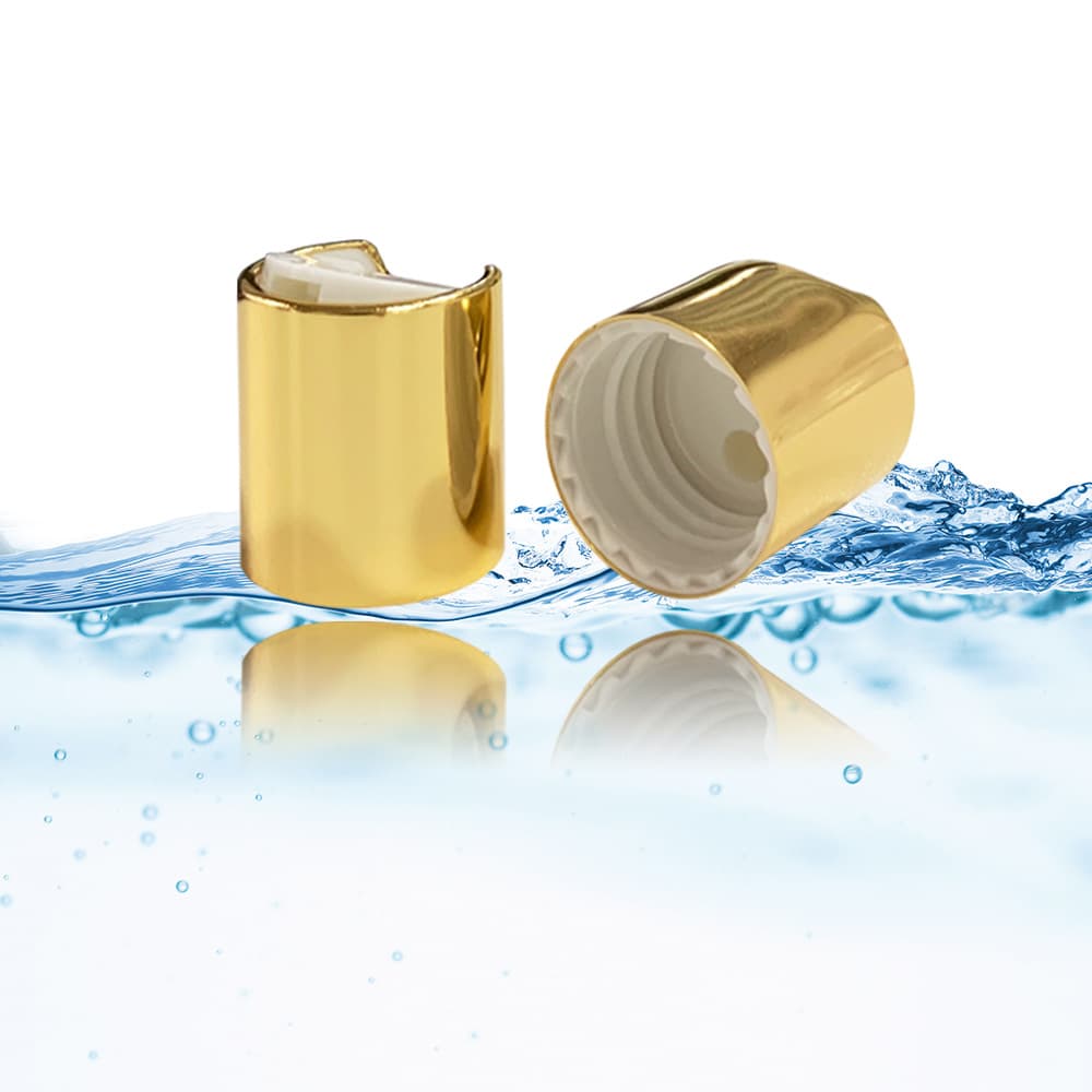 Electroplated Aluminum Oxide Cap for Liquid Soap Shampoo Lotion Bottle Cap Rustproof And Durable Cosmetic Packaging