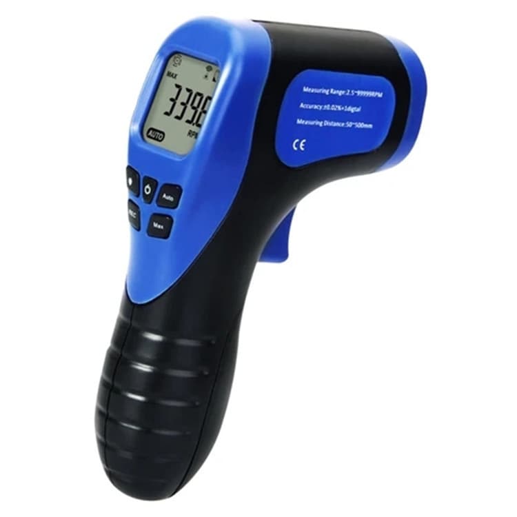 Foreign Trade Wholesale Non-contact Digital Laser Tachometer, RPM Meter, Motor Tachometer