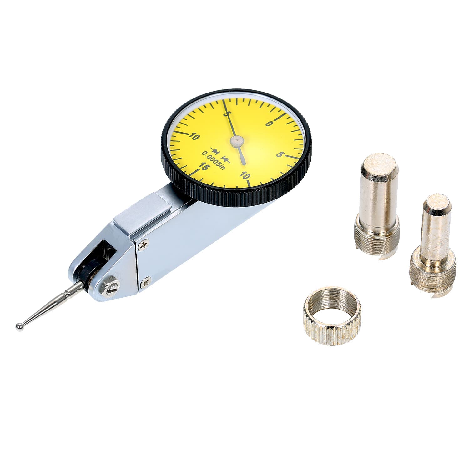 Export Type Imperial Lever Dial Indicator 0-0.8mm Shockproof Waterproof Lever Gauge Base Holder Small Dial 32mm