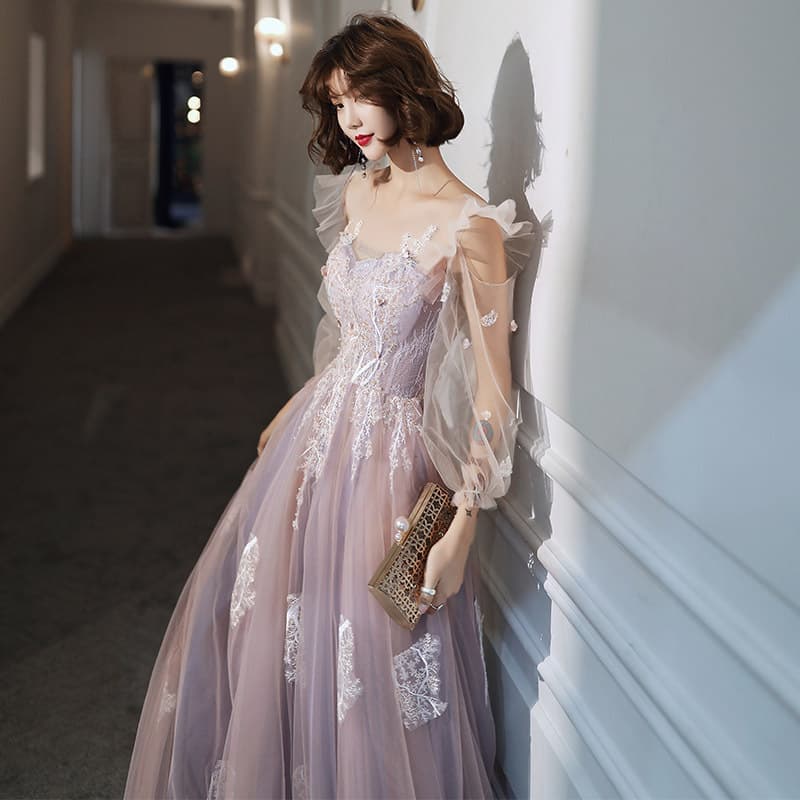 2026 New Host Elegant Birthday Dream Forest Bridesmaid Bride Wedding Dress Evening Gown Banquet Princess