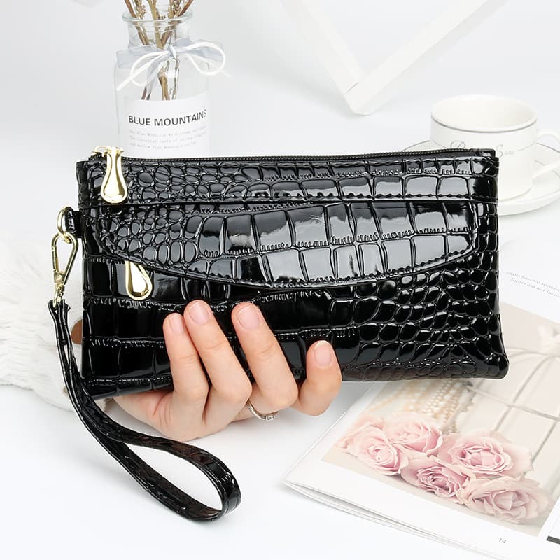 Fashion New Clutch Women's Phone Coin Purse Casual Shiny Small Bag Women's Small Handbag