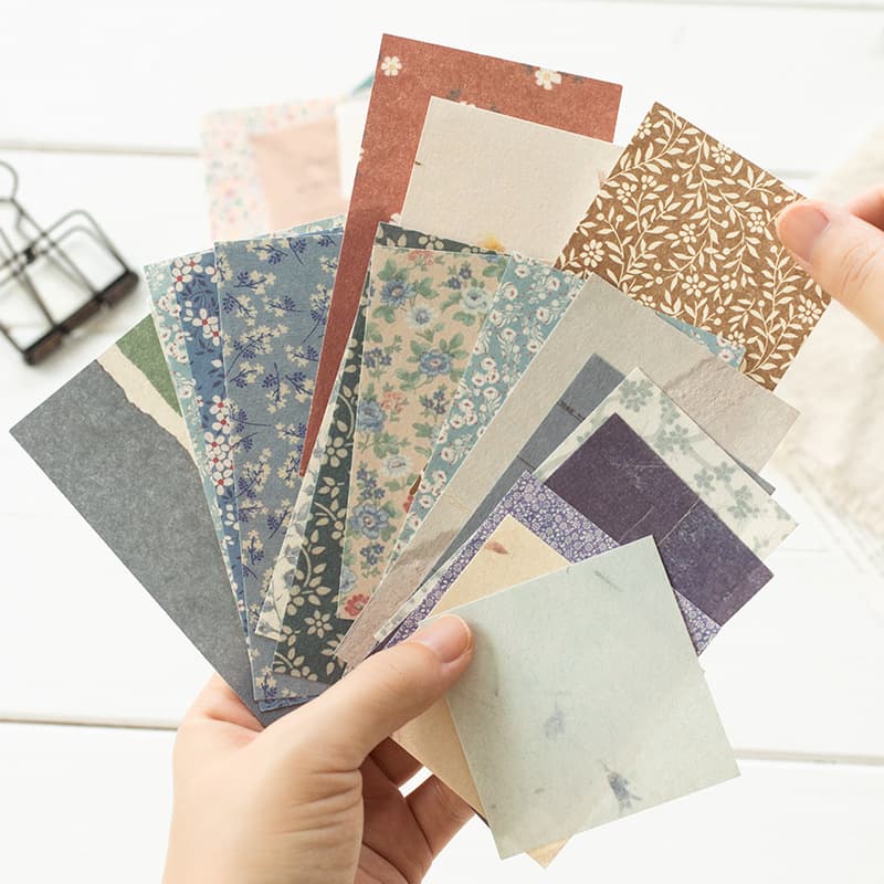 Yanji Cottage Garden Series Set Light Vintage Material Paper Diary Journal Decoration Background Collage 60 Sheets
