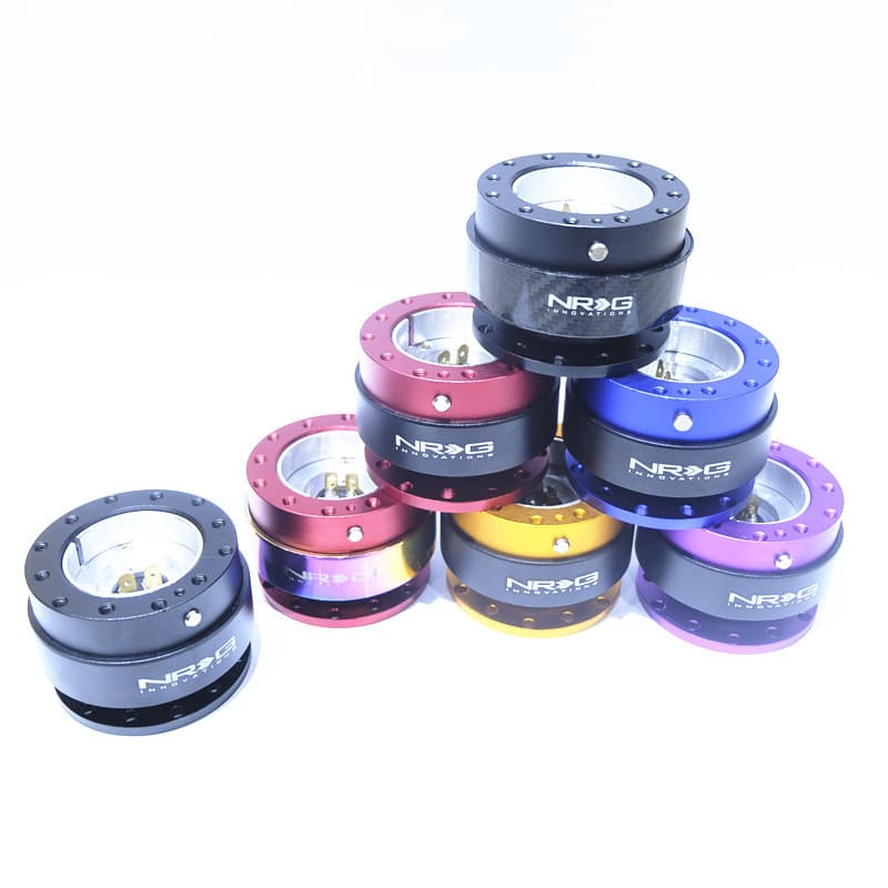 Car NRG Racing Steering Wheel Quick Release with Safety Button Detachable Quick Release Hub Adapter