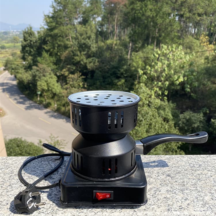 Hookah Charcoal Stove, Coconut Charcoal Cube Burning Stove, Portable Electric Charcoal Stove, Heating and Grilling Stove