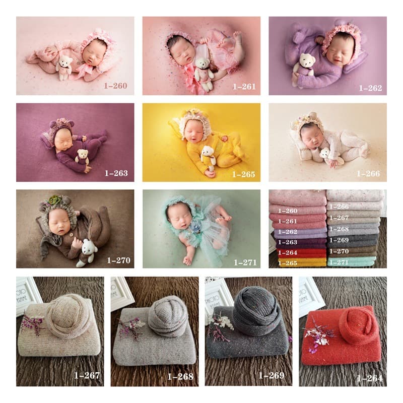 2020 Newborn Photography Theme Blanket Studio Photo Prop Newborn Swaddle Blanket