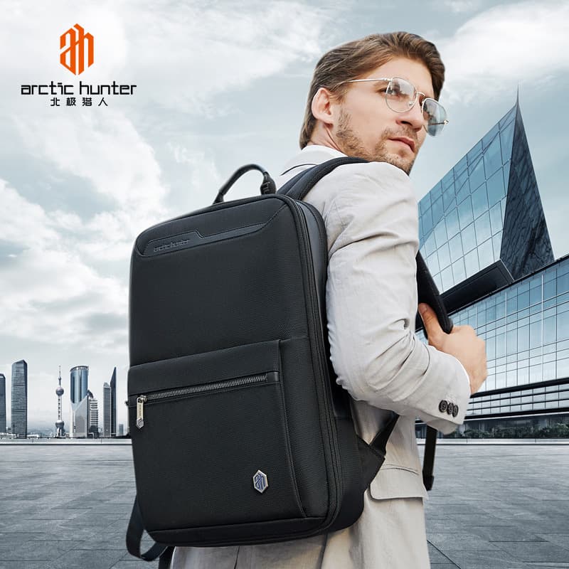 Arctic Hunter Men's New Laptop Backpack Business Commuter Waterproof Multi-functional Large Capacity