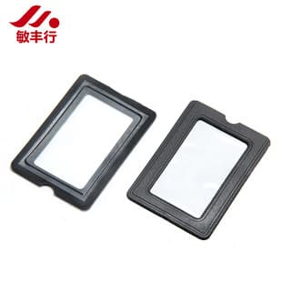 Stock Supply Luggage Business Card Frame Transparent Film Card Frame Pull-Out Card Frame Luggage Accessories PVC Card Frame