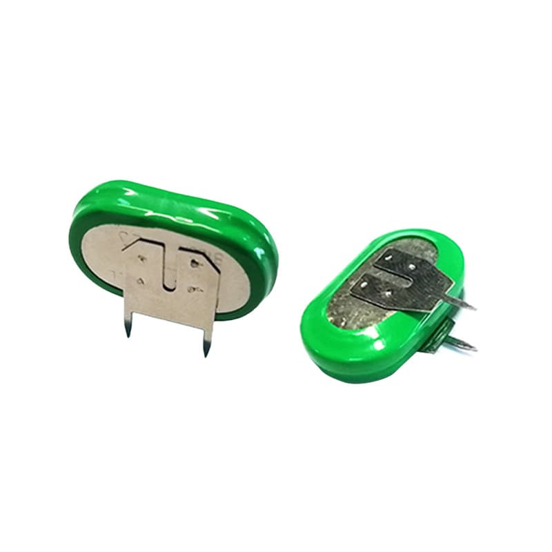 1.2V Ni-MH Rechargeable Battery with Solder Tabs, 160mAh Ni-MH Button Cell Battery with Solder Tabs