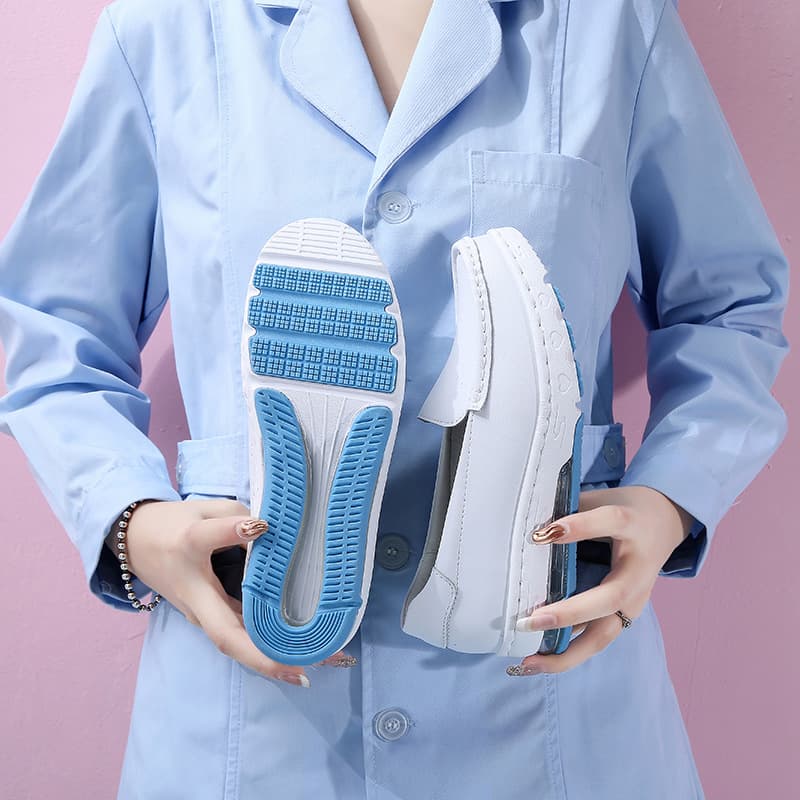 Hospital White Nurse Shoes EVA Air Cushion Comfortable Non-Fatigue Work Shoes