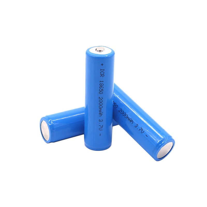 18650 Lithium Battery, Button Top 3.7V, Rechargeable Lithium Cell for Flashlight, Mini Fan, Humidifier, Desk Lamp