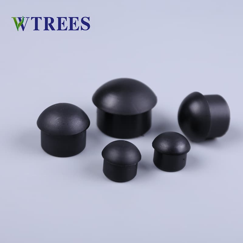Hemispherical Plug Nylon Waterproof Connector Matching Cap Plastic Blocking Rod Factory Direct Sales