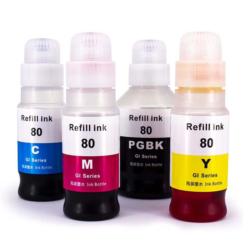 Compatible ink is suitable for Canon GI-80G5080G6080GM2080 all-in-one machine GI80 large capacity