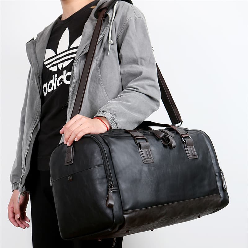 137 Large Travel Duffel Bag for Men, One-Piece Short-Distance Travel Crossbody Bag, Large Capacity Shoulder Bag