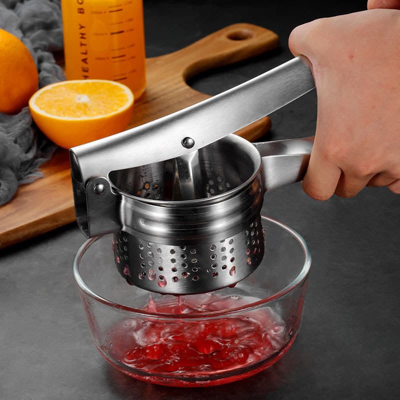 Manual Stainless Steel Juicer Fruit Squeezer Lemon Clip Kitchen Utensils For Daily Use Hand Operated Juice Extractor