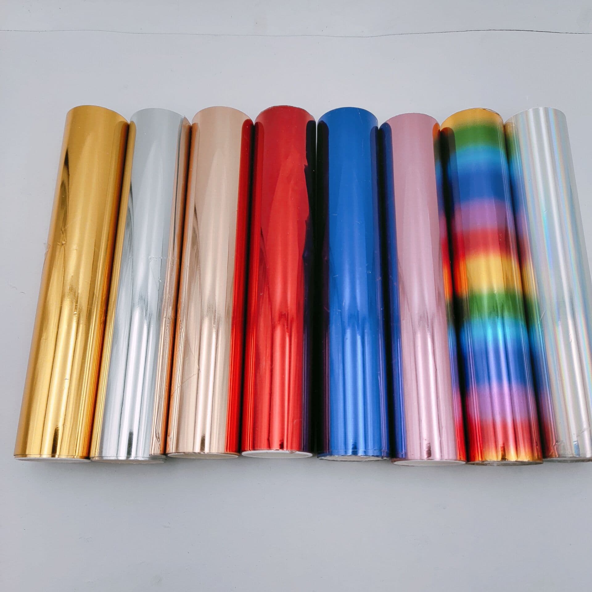Cross-border wholesale of colorful hot stamping foil rolls, DIY craft paper, hot stamping foil, electroplated aluminum foil.