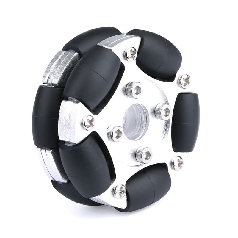 Full-Wheel Omni-Directional Wheel 58mm Metal Omni Wheel for Omni Robot ROS Platform