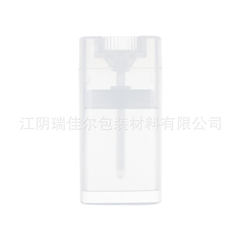 15g Lipstick Tube Lip Balm Tube Lip Gloss Oval Wax Deodorant Stick Plastic