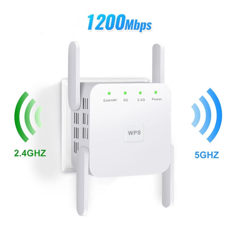 1200m Wireless Repeater Wifi Signal Amplifier Router Enhancer Extender Digital Computer Accessories