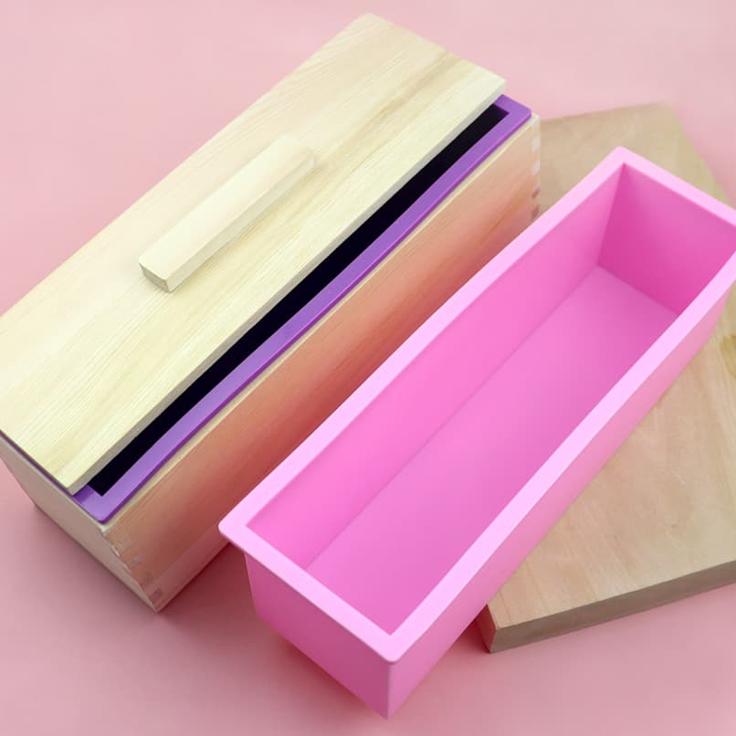 1200ml Wooden Rectangular Bread Mold Handmade Soap Box Cold Process Soap Wooden Box 36cm X 19cm X 10cm