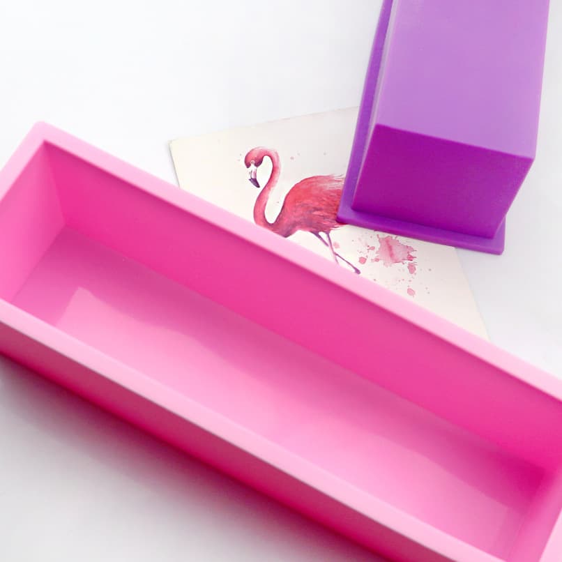 Minghao Cake Mold Rectangular Silicone Soap Mold Standard Handmade Soap Mold Easy Release Capacity 1200ML