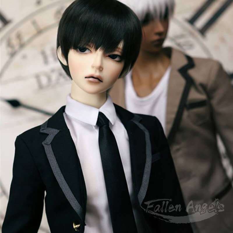 BJD doll wig doll fake hair 3 points short hair male baby bjdsd spherical wig manufacturers sold to drawing sample