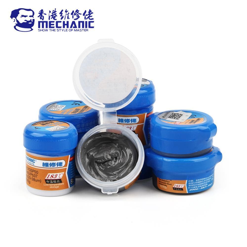 Original Hong Kong Repair Man Lead Tin Paste Soldering Paste XGSP50 Normal Temperature Melting Point 183 Degree Medium Low Temperature Tin Paste