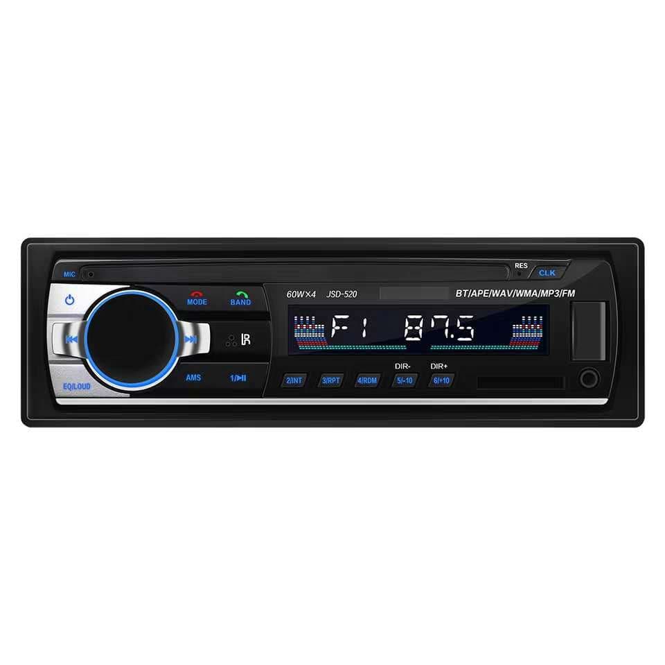 Car Bluetooth MP3 Player for Bus Truck 24V Vehicle Radio with Card Slot JSD-520 USB Drive Playback