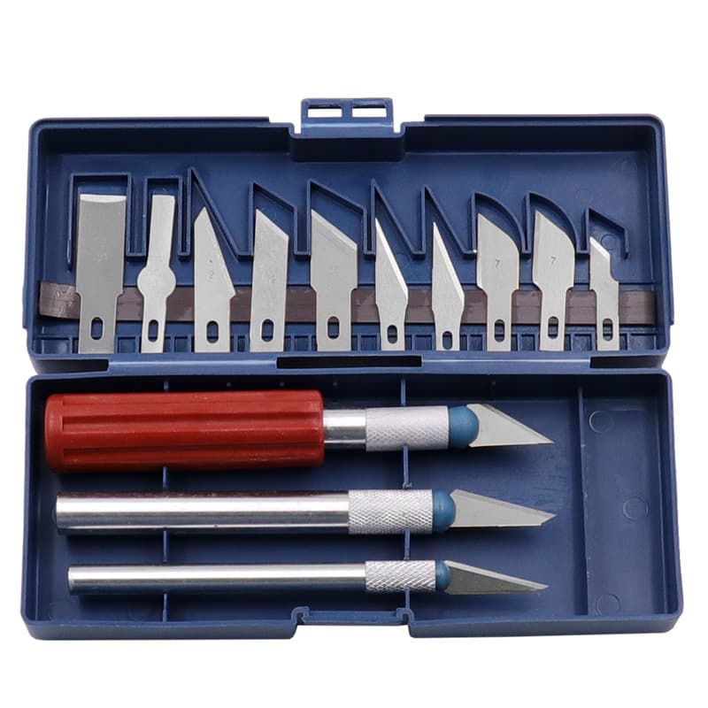 Wholesale 13pcs Carving Knife Set Metal Carving Knife Metal Engraving Knife Craft Knife Small Carving Knife Model Paper Cutting