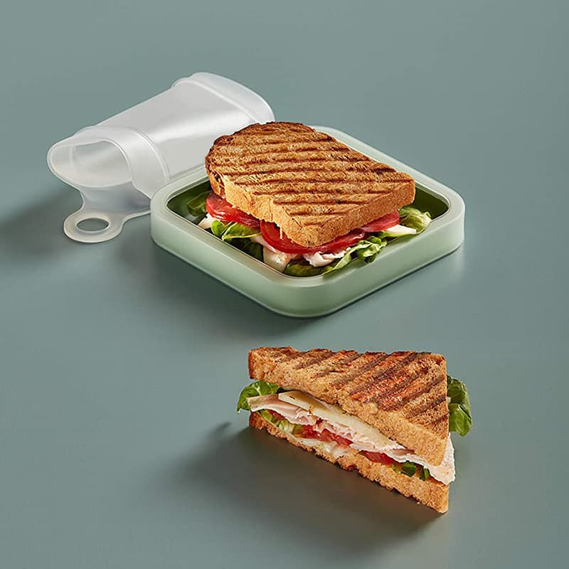 Outdoor Lunch Box Sandwich Bread Box Student Office Worker Tea Time Bento Portable Meal Container Insulated Thermal Lunchbox