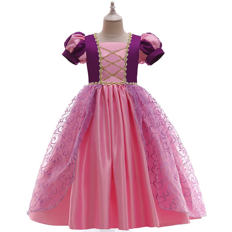Rapunzel Frozen Girls Dress Export Children's Clothing Girl Dress Rapunzel Dress