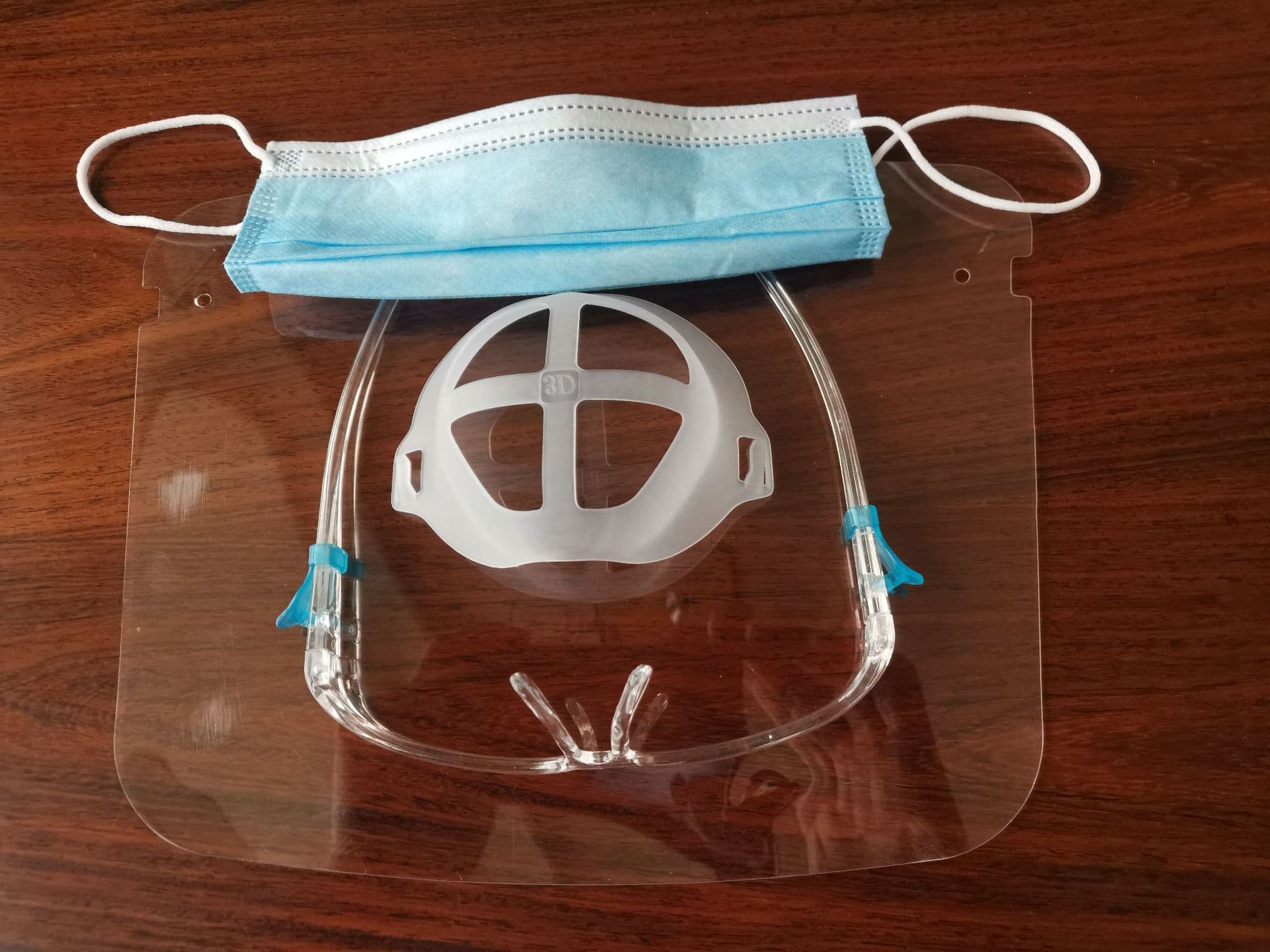PET epidemic prevention anti-fog defense anti-droplet face shield, anti-splash transparent protective screen