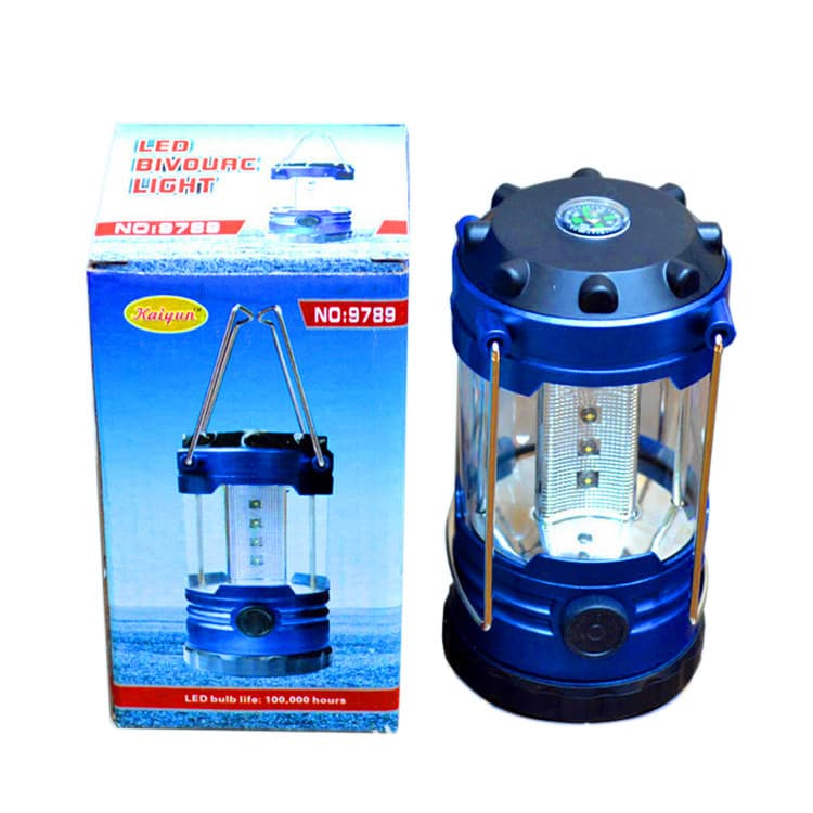 Wholesale 12LED Portable Camping Tent Lantern Outdoor Equipment 9789 Emergency Hurricane Lamp Super Bright Camping Light