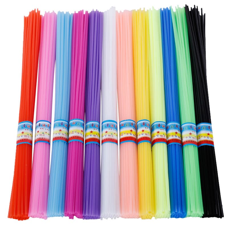 Candy-colored star folding tube wholesale, frosted opaque star straws, tubes for weaving stars, origami lucky star tubes