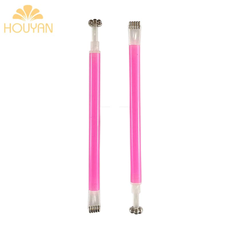 Nail Tools Cat Eye Magnet Flower Magnetic Pen Double-Headed Strong Plum Blossom Printing Pattern Cat Eye Nail Polish Glue Gradient Pattern