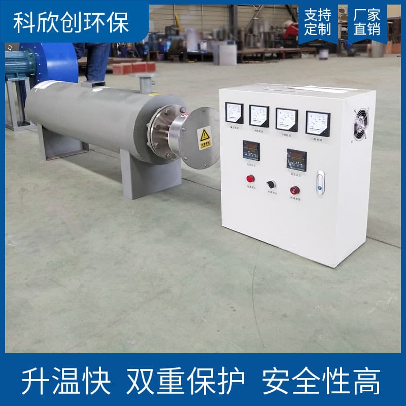 Desulfurization and denitrification supporting dilution air heaters, fluid circulation stainless steel pipeline heaters