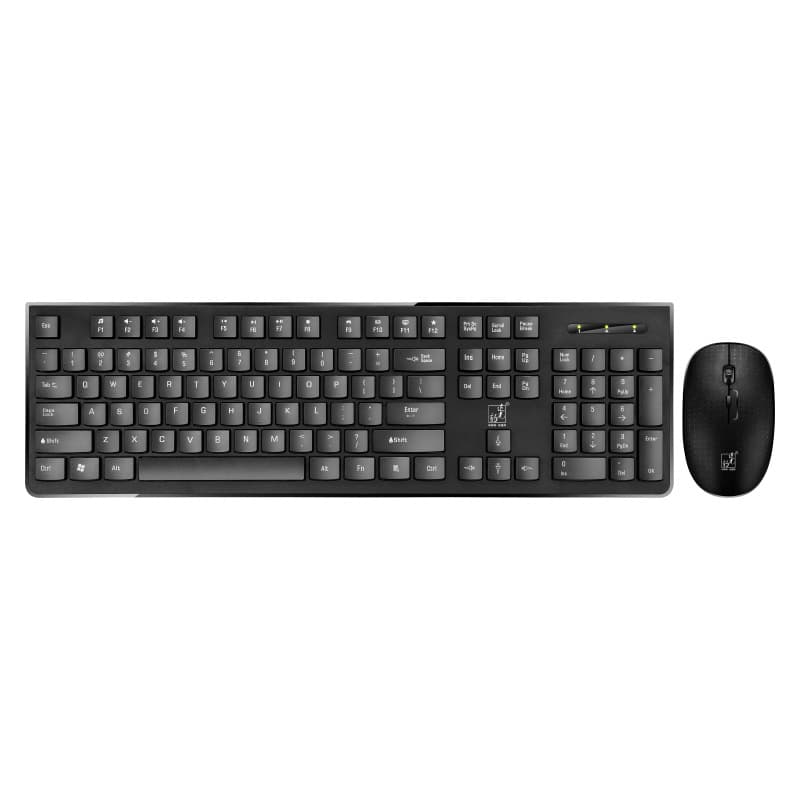 Chasing Light Leopard Cross-Border 8820 Wireless Set Computer Accessories 2.4G Keyboard Mouse Set for Laptop in Stock for Foreign Trade