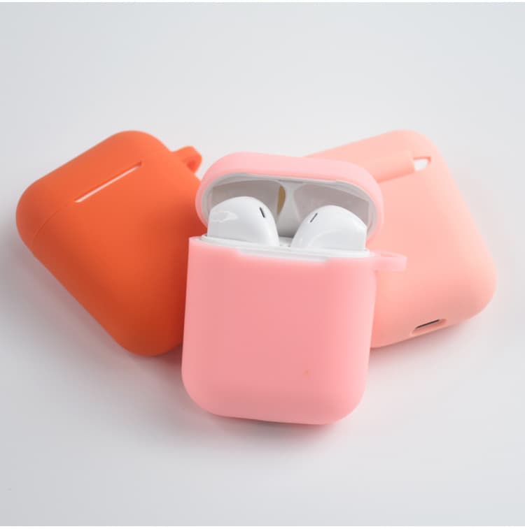 Macaron-style silicone case for Huaqiang North edition AirPods i12/i9s wireless Bluetooth earbuds