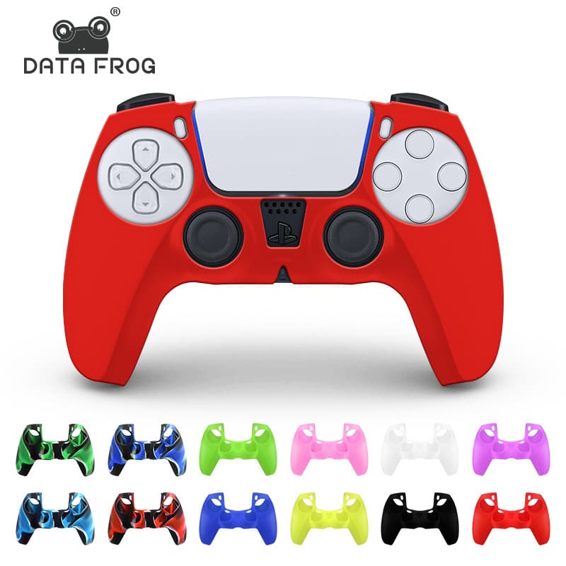 Suitable for PS5 controller protective cover, PS5 personalized camouflage silicone cover, PS5 anti-slip silicone protective cover