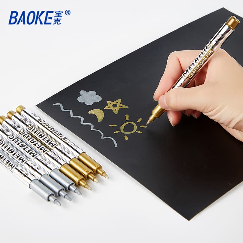 Golden Art Pens Signature Pens Metal Tracing Colored Marker Water-based Paint Office Culture/markers/pens
