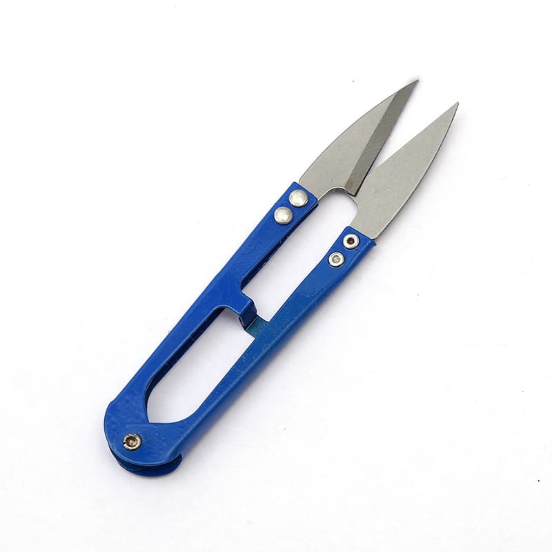 U-Shape Spring Coated Cross-Stitch Thread Scissors for Wholesale