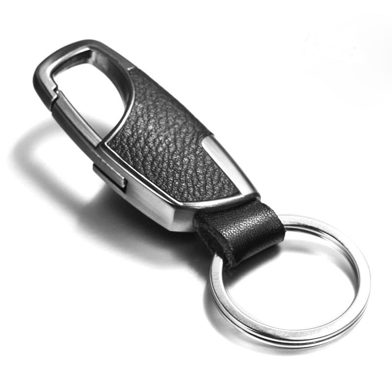 Leather Men's Car Keychain, New Style Faux Leather Keychain Pendant, Personalized Waist-Hanging Key Chain, Small Gift